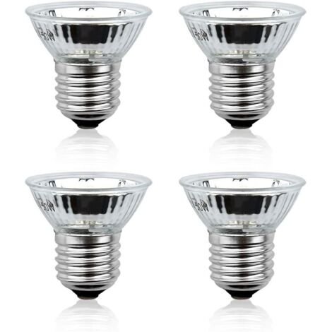 Lot de 4 ampoules solaires chauffantes UVA+UVB 50W dimmables E26/E27, 220V, 2700K