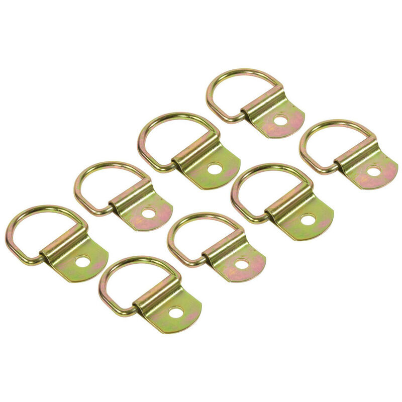 Abtech - Lot de 8 anneaux d'arrimage mobiles