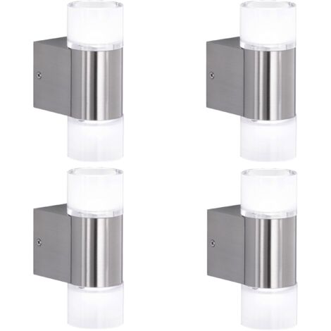 Lot de 4 appliques led trio rl181 applique spot avec ampoules 040007508