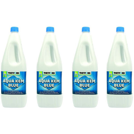 Lot de 4 Aqua Kem Blue Flacon 2 litres - AQUA KEM