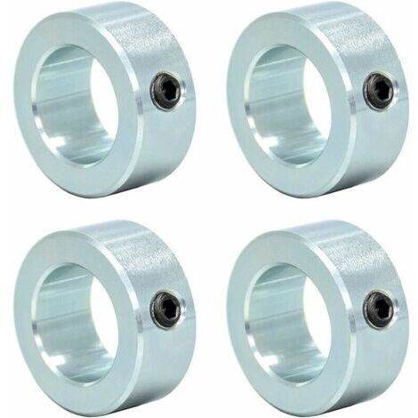 Lot de 4 bagues de réglage 20 mm - Pour diable, roue de diable.