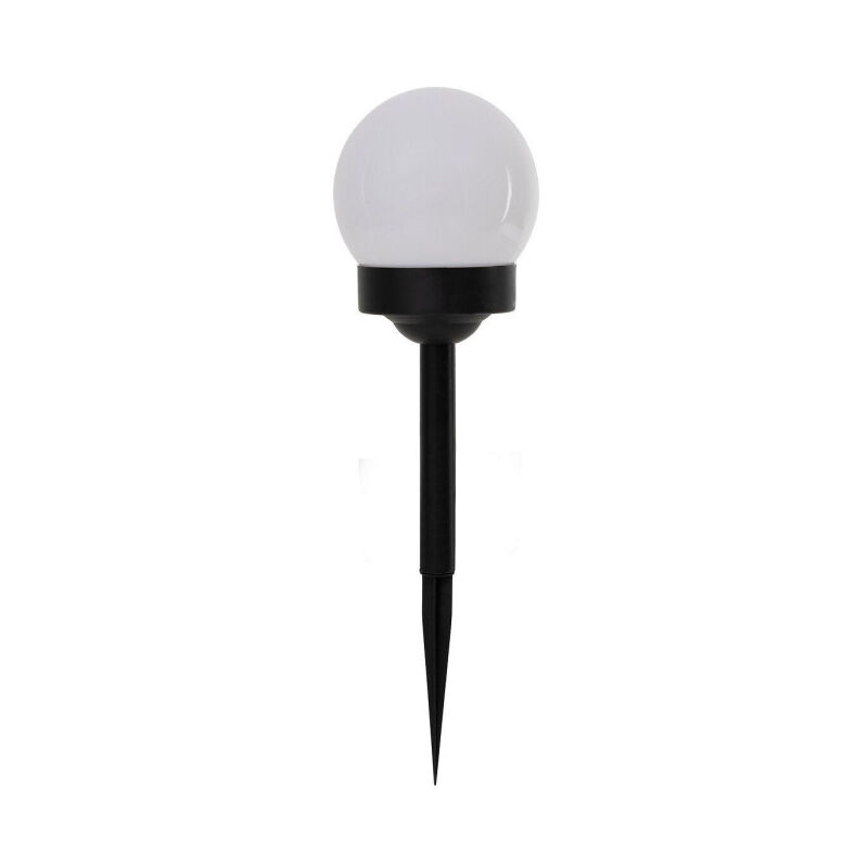 Lot de 4 Balises Solaires 'Tea' 34cm Noir & Blanc