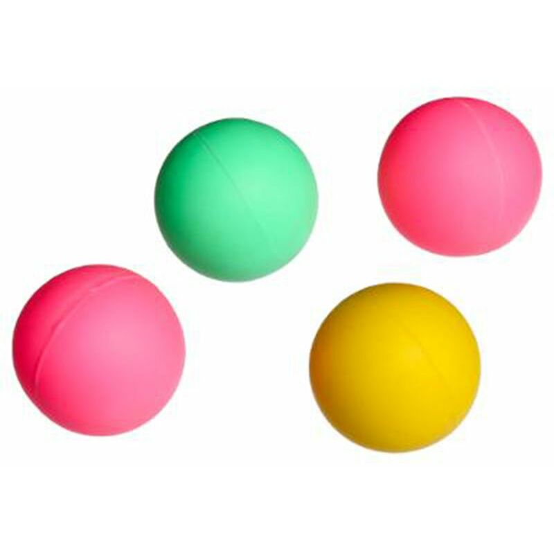 Lot de 4 Balles de Plage "Wavy" 4cm Multicolore