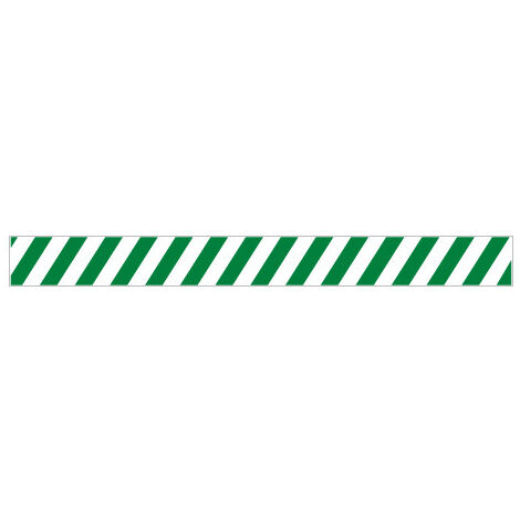 LOT DE 4 BANDES DE MARQUAGE AU SOL VERT ET BLANC (G1511)
