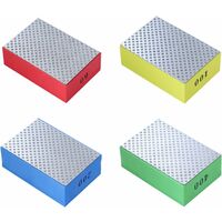 Lot De 2 Éponges Abrasives Universelles - Grain 80, Pour Ponçage à Sec Ou Humide - Idéal Bricolage