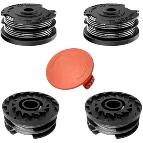 Lot de 4 bobines de fil compatibles avec les coupe-bordures Bosch AdvancedGrassCut 36 ART 30-36 LI ART 24 ART 24+ ART 27 ART 27+ ART 30 ART 30+, bobine de fil de rechange pour F016800351 (4
