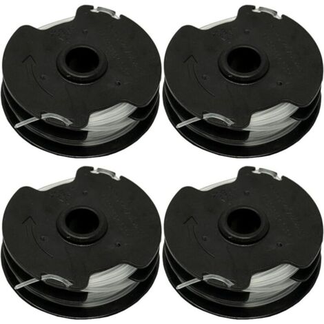 Lot de 4 bobines de Rechange pour débroussailleuse sans Fil Parkside PRTA 20-Li C3 IAN351753