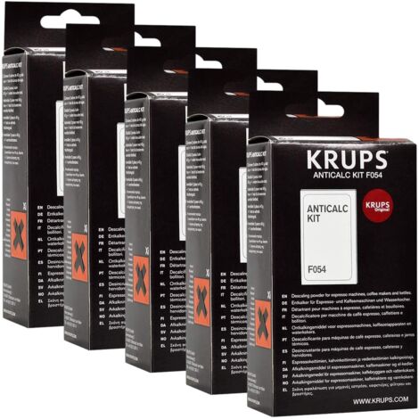 Lot de 4 boites de detartrants pour Cafetiere KRUPS F054001B