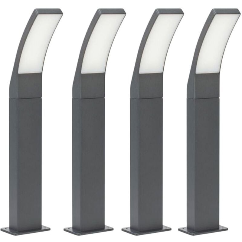 Lot de 4 Bornes led 12W Thali 1260Lm Eq 80W 60cm IP444