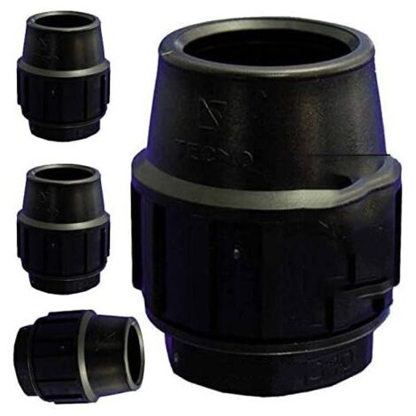 Lot de 4 Bouchon compression pour tuyau 25mm. Produit certifié AENOR utilisé pour boucher les tuyaux PE 25 mm