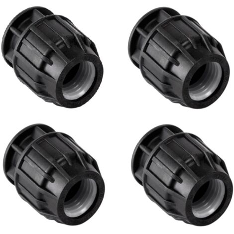 Lot de 4 Bouchon compression pour tuyau 40mm. Produit certifié AENOR utilisé pour boucher les tuyaux PE 40 mm