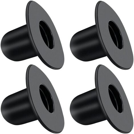 Lot de 4 bouchons de piscine, accessoires pour piscine hors sol, trous de bouchon pour piscine hors sol, noir