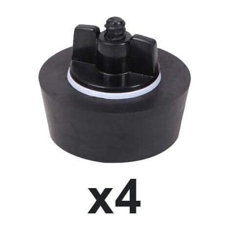 Lot de 4 bouchons d'hivernage 63 mm (2")