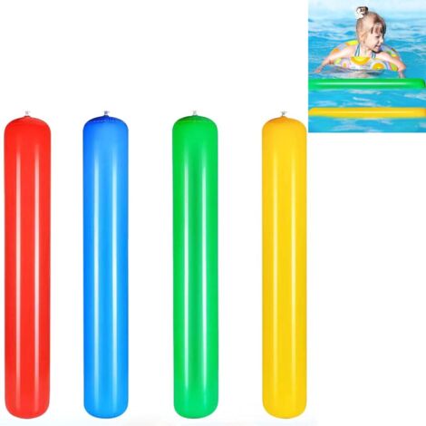 Lot de 4 bouées gonflables ING pour la natation, l'entraînement à la natation et les sports nautiques, 150 cm (multicolores)