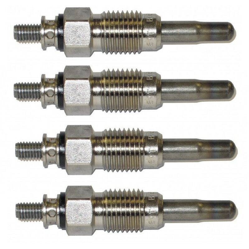 Univcar - Lot de 4 bougies de prechauffage Transit Megane R19 Ibiza Golf Jetta Passat