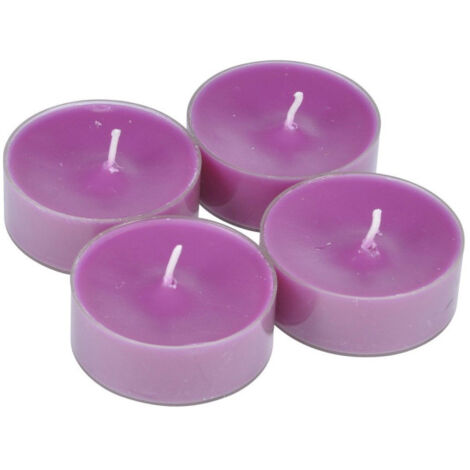 Lot de 4 Bougies Parfumées Chauffe-Plat "Trendie" Figue Gourmande