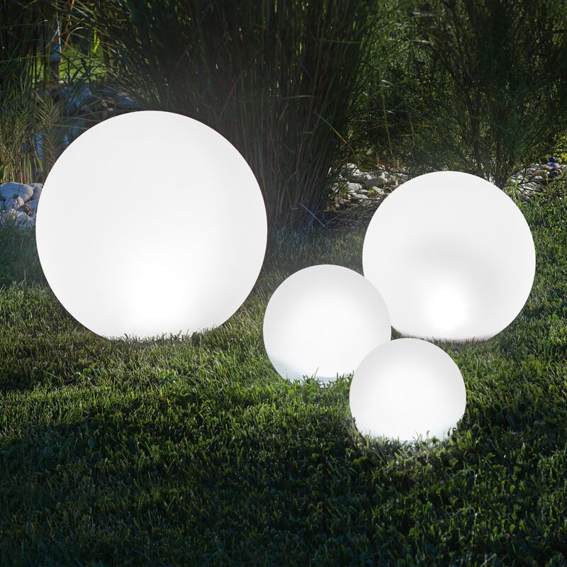 Solarkugel pour le jardin multicolor set de 4 boules lumineuses outdoor 102615 - Esotec