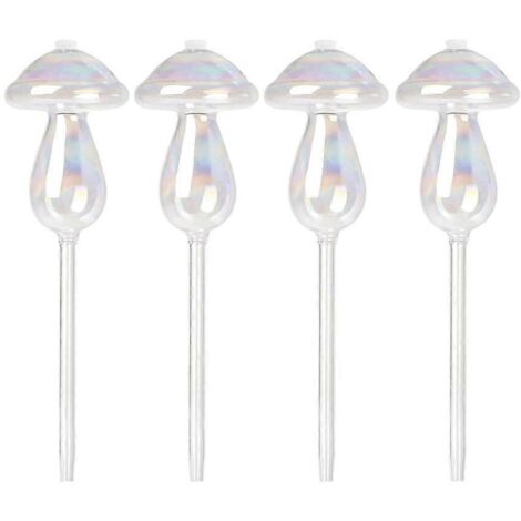 Lot de 4 boules d'arrosage automatique, arrosoirs en verre --