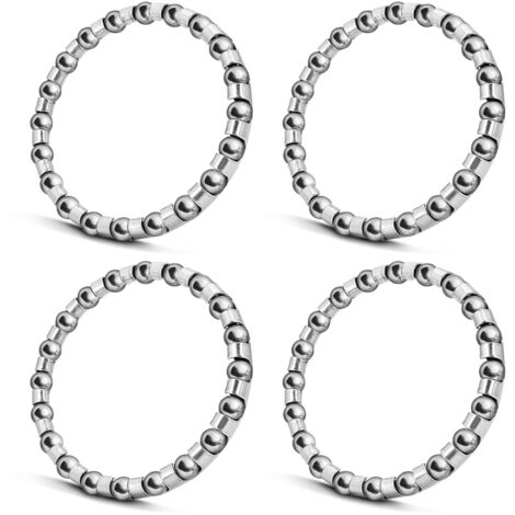 Lot de 4 boules de roulement à billes - Pièces de vélo - Pour pédalier de vélo - Diamètre extérieur : 40 mm - Kit d'accessoires de vélo - Compatible avec manivelle de vélo, vélo de route, vélo
