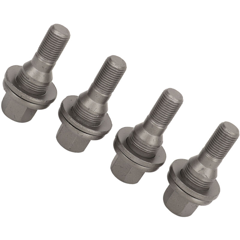 Lot de 4 boulons de roue hexagonaux de 17 mm 003549817, écrous de pneu, goujons de remplacement pour Peugeot 206 207 208 308 407 1007