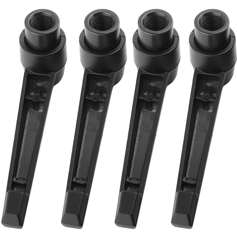 Lot de 4 boutons de machine en métal, poignée de fixation réglable, filetage femelle M12 (95 mm)