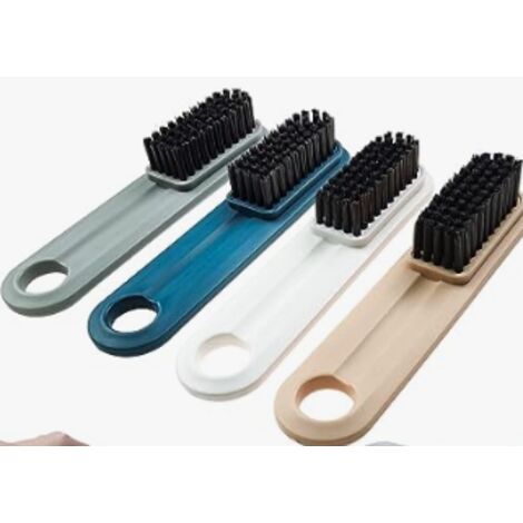 Lot de 4 Brosse a Linge,Multifonction Brosse a Recurer avec Poignée,pour Nettoyer Vêtements,Chaussures,Carrelage,Cuisine Salles de Bain(4 Couleurs)