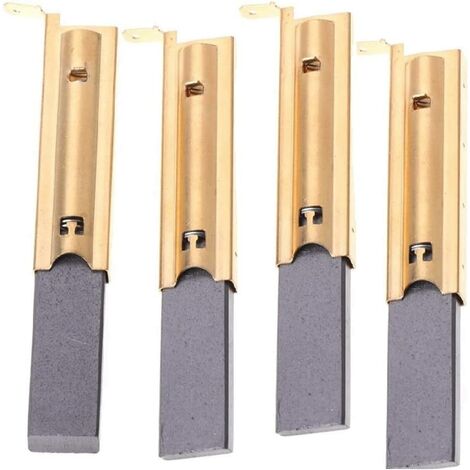 Lot de 4 brosses de charbon pour moteur de machine à laver L94MF7 pour
