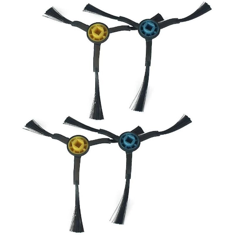 Lot de 4 brosses latérales pour aspirateur robot W11, brosse latérale pour outil de nettoyage ménager, accessoires