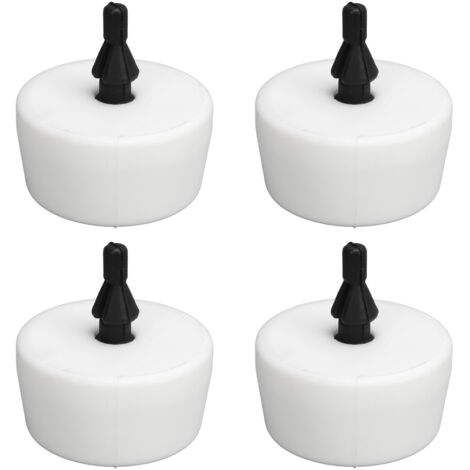 Lot de 4 butées de suspension arrière à ressort à lames A03356 - Kit de butées de suspension en caoutchouc - Réduction des vibrations pour CADDY 3 (2004 à 2015)