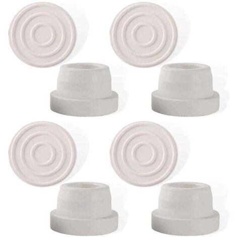 Lot de 4 butoirs en caoutchouc pour échelle de piscine, adaptés aux tubes de 4,8 cm de diamètre intérieur, bouchons pour échelle de piscine creusée, accessoires de protection pour revêtement de