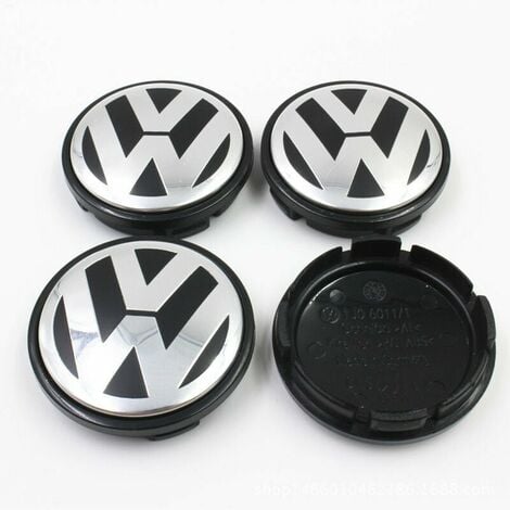 20pcs pour VW Golf Cache Boulon Jantes Voiture Ecrou de Roue Bouchon Noir