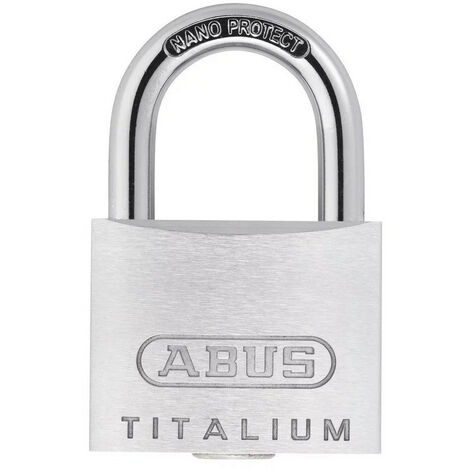Lot de 4 Cadenas spécial extérieur Abus 64 Titalium 40 Quads alu 40mm avec 5 clés