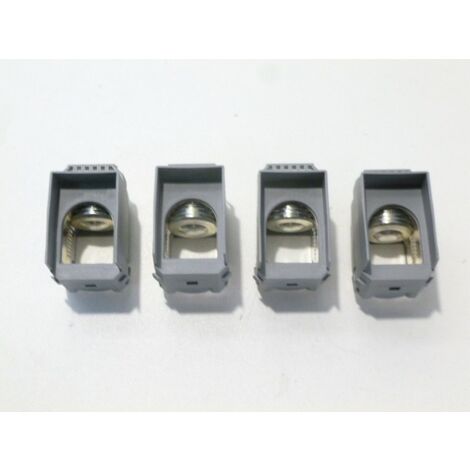 Lot de 4 cages de racordement 4P pour cable cuivre ou aluminium pour disjoncteur X250 GROUPE HAGER HYB002H