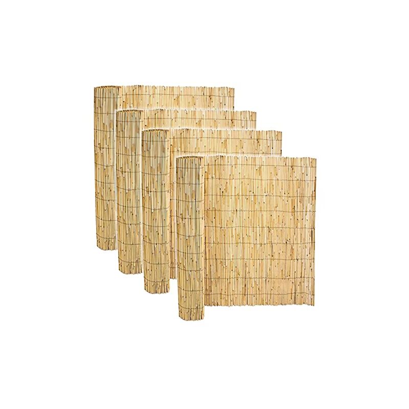 Visiodirect - Lot de 4 canisse en Bambou brise vue, clôture de jardin décorative extérieur pour jardin et terrasse ,couverture de protection contre