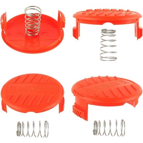 Lot de 4 Capuchons de Bobine, Capuchons de Bobine en ABS pour Black-Decker avec Black Decker RC-100-P