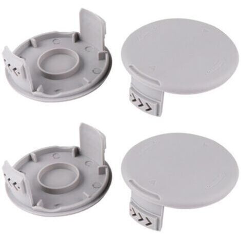 Lot de 4 capuchons de rechange pour bobine de débroussailleuse, compatibles avec les débroussailleuses sans fil Ryobi One+ AC14RL3A et Ryobi AC14HCA One+