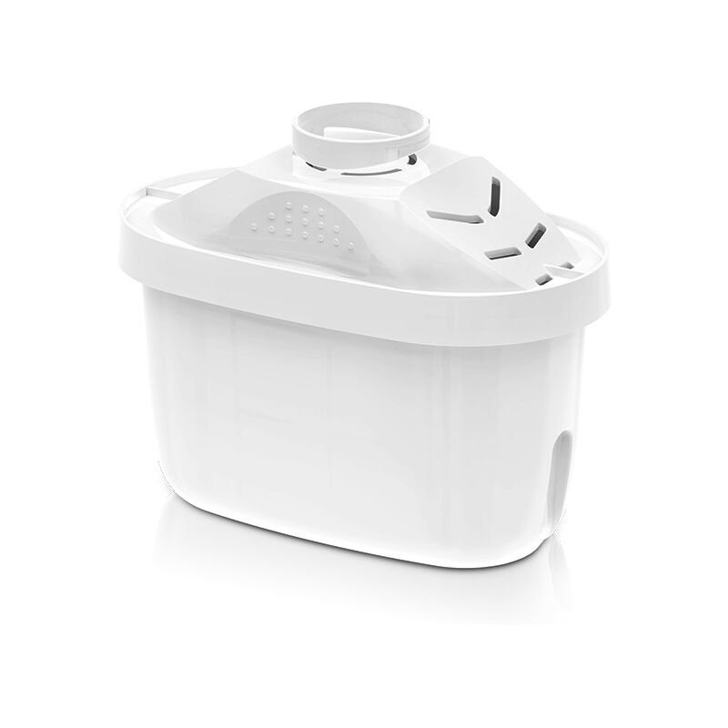 Lot de 4 cartouches de filtre à eau alcaline – Filtres à eau de rechange pour pichet – Améliore le pH – Système de filtration à 7 étapes pour purifier