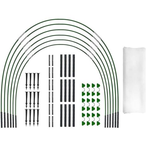 Lot de 4 cerceaux de support en fibre de verre pour plantes, pour jardin,