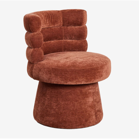 Lot de 4 chaises de salle à manger pivotantes rembourrées Protea SKLUM