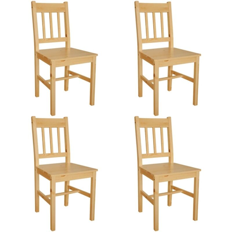 Bonnevie - Lot de 4 Chaises de salle à manger - Chaises à dîner Bois de pin BV388656