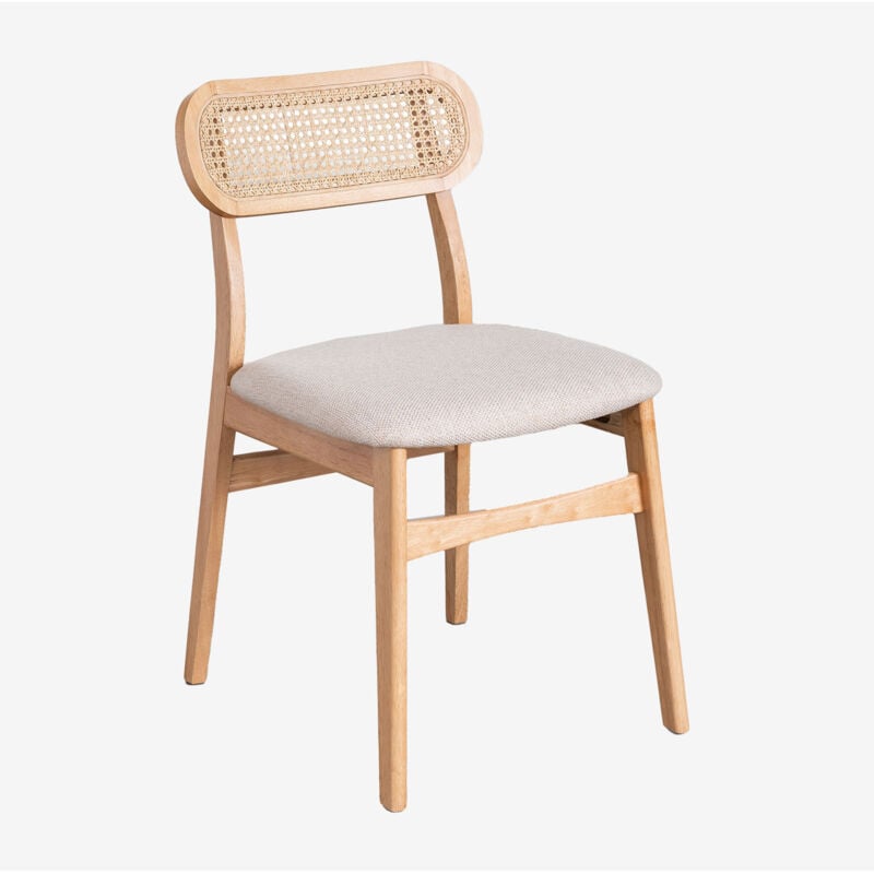 Sklum - Lot de 4 Chaises de Salle à Manger en Bois Leivel