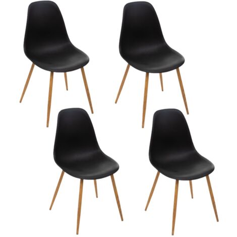 Lot de 4 chaises design scandinave TAHO