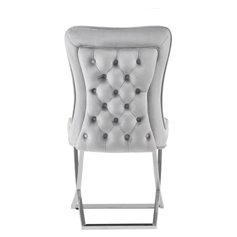 Lot de 4 chaises gabrielle Gris - Gris