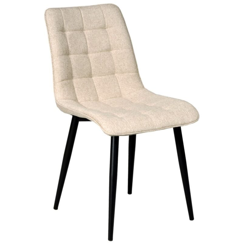 Le Quai Des Affaires - Chaise de salle à manger muse/ Beige/ 60x45x84