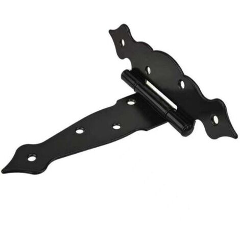 Lot de 4 charnières robustes pour abri de jardin en bois 15 cm