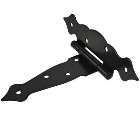 Lot de 4 charnières robustes pour abri de jardin en bois 15 cm