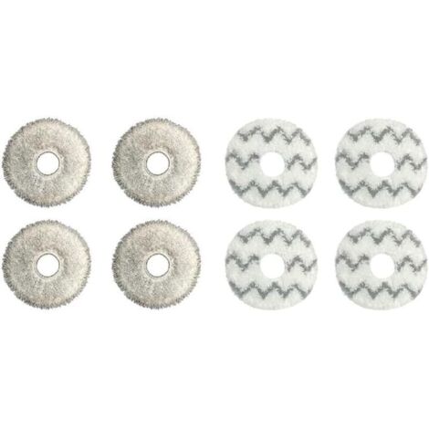Lot de 4 chiffons de rechange pour robot balayeur, chiffons de rechange, absorbants