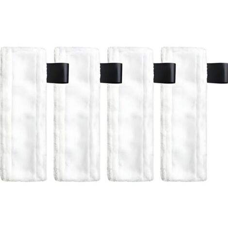 Lot de 4 chiffons en microfibre compatibles avec les nettoyeurs vapeur Karcher Easyfix SC1, SC2, SC3, SC4 et SC5