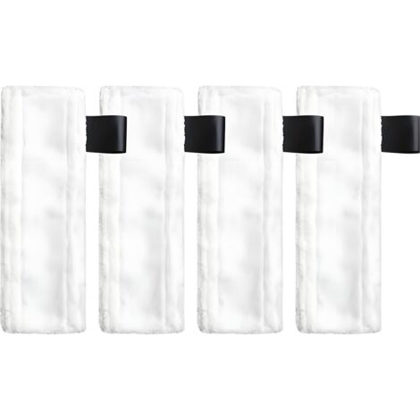 Lot de 4 chiffons en microfibre compatibles avec les nettoyeurs vapeur Karcher Easyfix SC1, SC2, SC3, SC4 et SC5