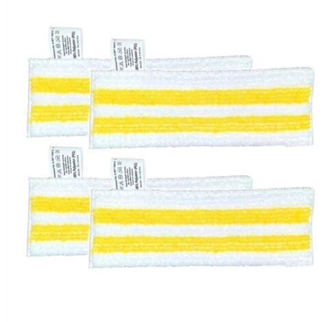 Lot de 4 Chiffons Sol en Microfibre pour Ponage et Buse Easyfix Sc2 Sc3 Sc4 Sc5